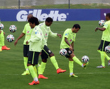 SP 2014: Brazilci prvi put trenirali s Brazucom