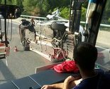 Sarajevo: Mercedes sletio s autoputa, vozač povrijeđen