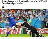 Soccerly.com: Nakon utakmice protiv Argentine, put BiH na SP-u će biti lakši
