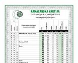 Vaktija: Pregled vremena posta u svim bh. gradovima