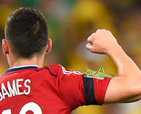 James postigao gol Brazilcima sa gigantskim skakavcem na ramenu