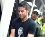 James Rodriguez na letu za Madrid