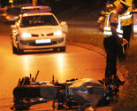 Tuzla: Motociklista "zakačio" stub ulične rasvjete i pao s motora
