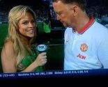 Van Gaal tokom intervjua gledao u dekolte novinarke