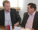 Doboj: Izetbegović se sastao sa gradonačelnikom Obrenom Petrovićem