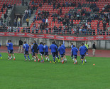 Prvi trening Zmajeva na tuzlanskom Tušnju pred nekoliko stotina navijača