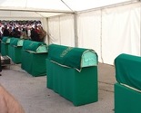 Hiljade ljudi na dženazi u Zenici: Tabute na Kamberovića Polje donijeli rudari