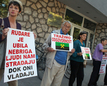 Slab odziv građana na protestu podrške rudarima u Zenici