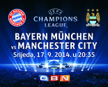 Liga prvaka: Susret Bayern-Manchester City večeras na OBN-u