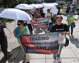 Žene iz cijele BiH u protestnoj šetnji Sarajevom