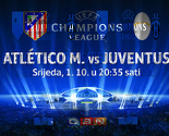 Liga prvaka: Atletico Madrid - Juventus na OBN-u