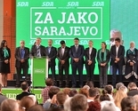 Predizborni skup SDA na Dobrinji: Osigurat ćemo ekonomski oporavak BiH