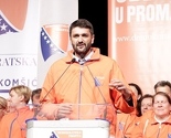 Demokratska fronta - Željko Komšić u USK: Ne političkim spletkama u ekonomiji