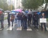 Radnici uništenih tuzlanskih preduzeća blokirali raskrsnicu: Traže ostavku Vlade TK-a