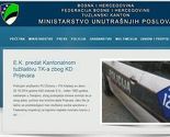 Nakon hakerskih napada: Ponovo dostupna internet stranica MUP-a TK