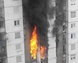 Požar na Novom Beogradu, troje povrijeđenih