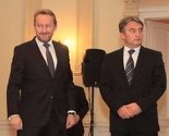 Završen sastanak Izetbegović - Komšić: Naravno da je bilo priče o koaliranju