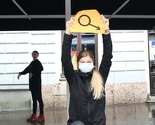 Sarajevo: Ulični performans "Presijeci" kao poruka da nasilju mora doći kraj