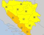 Narandžasto upozorenje zbog obilnih padavina na jugu i jugozapadu BiH