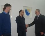 Ministar Šarić primio karatistu Zukana