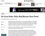 I New York Times piše o pretresu redakcije Klixa