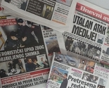 Podrška kolega: Svi štampani mediji na naslovnicama izvještavaju o policijskom upadu u redakciju Klixa
