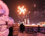 Građani Kazahstana spektakularnim vatrometom ušli u Novu 2015. godinu