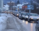 Velike gužve na odlasku sa Bjelašnice zbog semafora u Lukavici