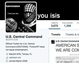 IDIL hakovao Twitter i YouTube profile Američke Centralne komande
