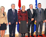 Članovi Zajedničkog kolegija oba doma PSBiH razgovarali s predsjednicom Hrvatske
