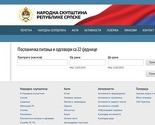 Na novoj web stranici NSRS poslanička pitanja skrivena od javnosti