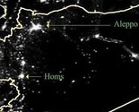 Rat uništio Siriju: Satelitske fotografije prikazale državu u mraku