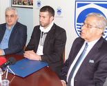 Damir Beljo na prijemu kod gradonačelnika Mostara Ljube Bešlića