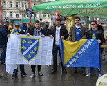 Zastave i šalovi BiH: Pogledajte kako izgledaju ulice Beča uoči utakmice