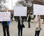 Sarajevo: Ispred Općine Novi Grad protest protiv nelegalnog ubijanja pasa
