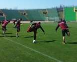 Nogometaši FK Sarajevo trenirali na Koševu pod policijskom zaštitom