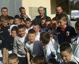 Selektor Baždarević se družio s pionirima na stadionu Otoka