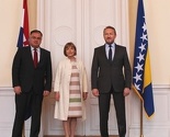 Članovi Predsjedništva BiH se zahvalili Vesni Pusić na angažmanu za BiH na putu ka EU