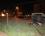 Dva vozila se sudarila i završila pored puta u Zenici