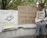 Ne mogu u penziju: Radnici Krivaje ispred Vlade FBiH u Sarajevu