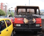 Zapaljen kamion u sarajevskom naselju Grbavica