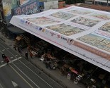 Sarajevo: Najveća stranica stripa na svijetu postavljena na krov Markala