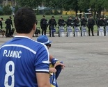 Optimistični navijači i mnoštvo policije na ulicama Zenice