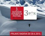 Poziv za prijavu radova na Outdoor foto&film festivalu 3fok
