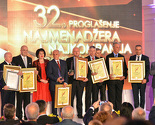 Dodjeljena priznanja najuspješnijim menadžerima i kompanijama jugoistočne i srednje Evrope za 2015.