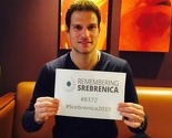 Asmir Begović uz porodice žrtava genocida u Srebrenici