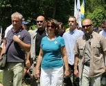 Ambasadorica SAD-a Maureen Cormack pridružila se učesnicima Marša mira