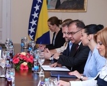 Ivanić i Izetbegović s ministrom vanjskih poslova Italije