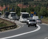 Kolona vozila s navijačima Lecha prošla kroz Zenicu