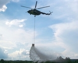 Helikopter OSBiH u operaciji gašenja požara izbacio 14.000 litara vode